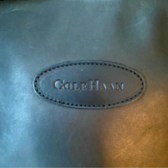 NWT Cole Haan Genuine Black Leather Computer Brief/Backpack - Picture 5 of 12